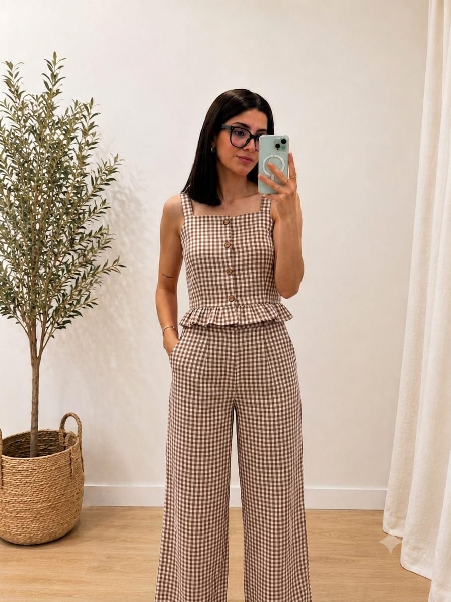 Conjunto Vichy Paola