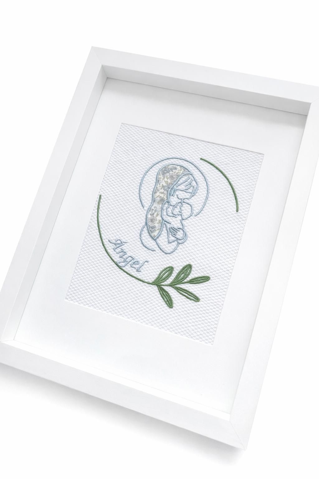 Virgencita Niña María en marco