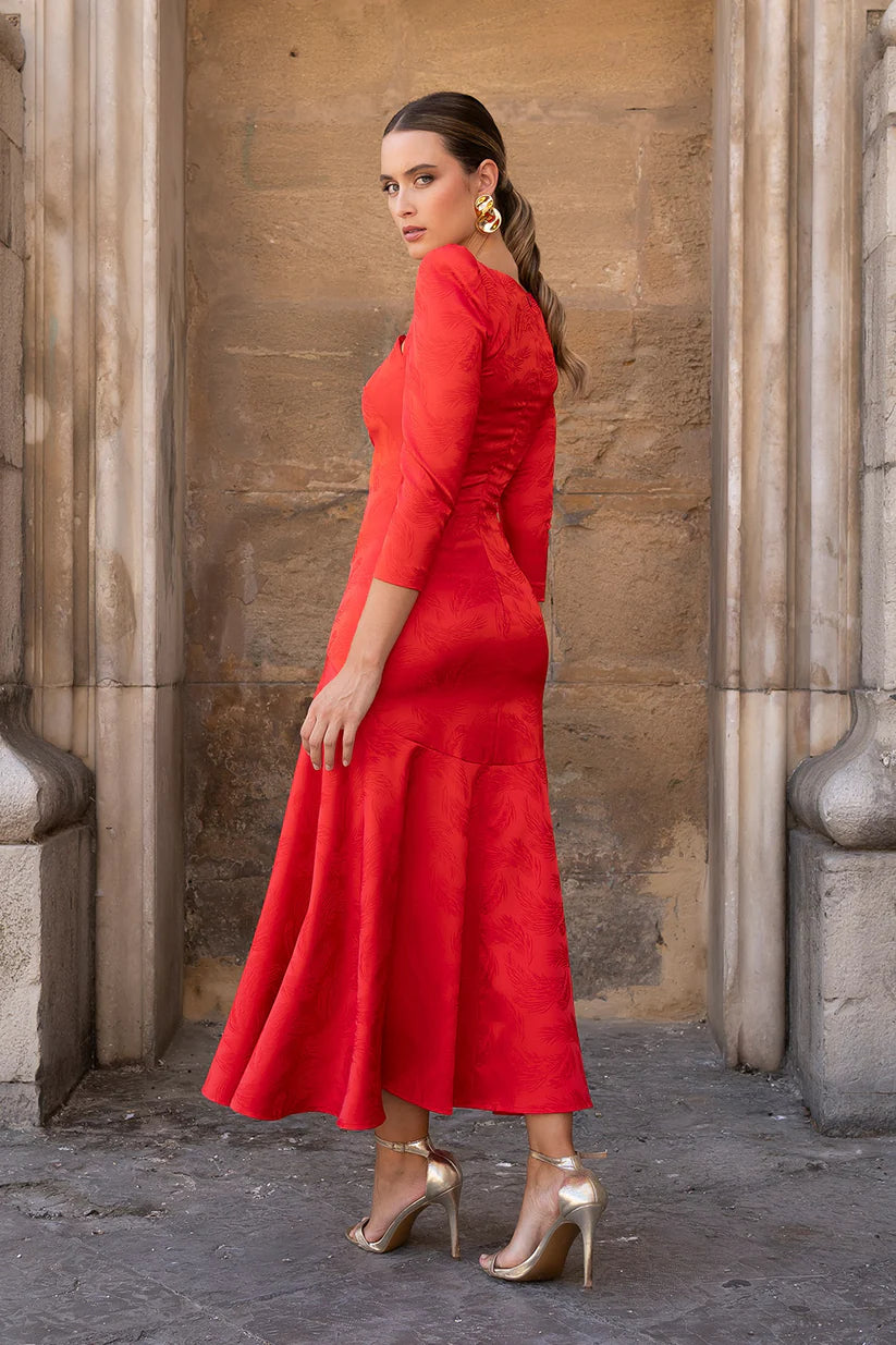 Vestido Plumas