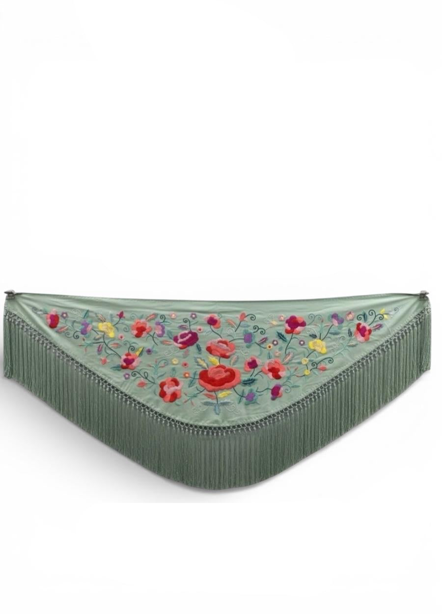 MANTON MEDIANO VERDE JABONOSO CLARO