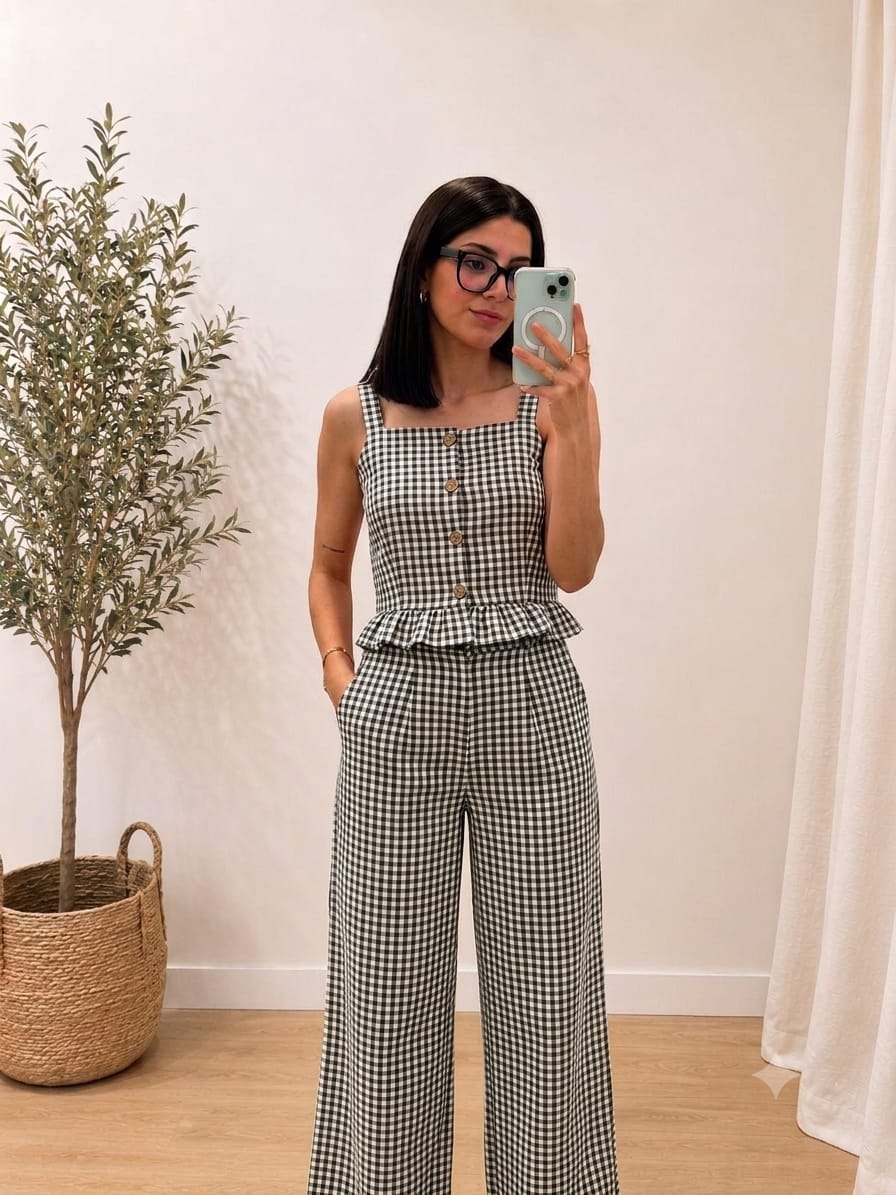 Conjunto Vichy Paola