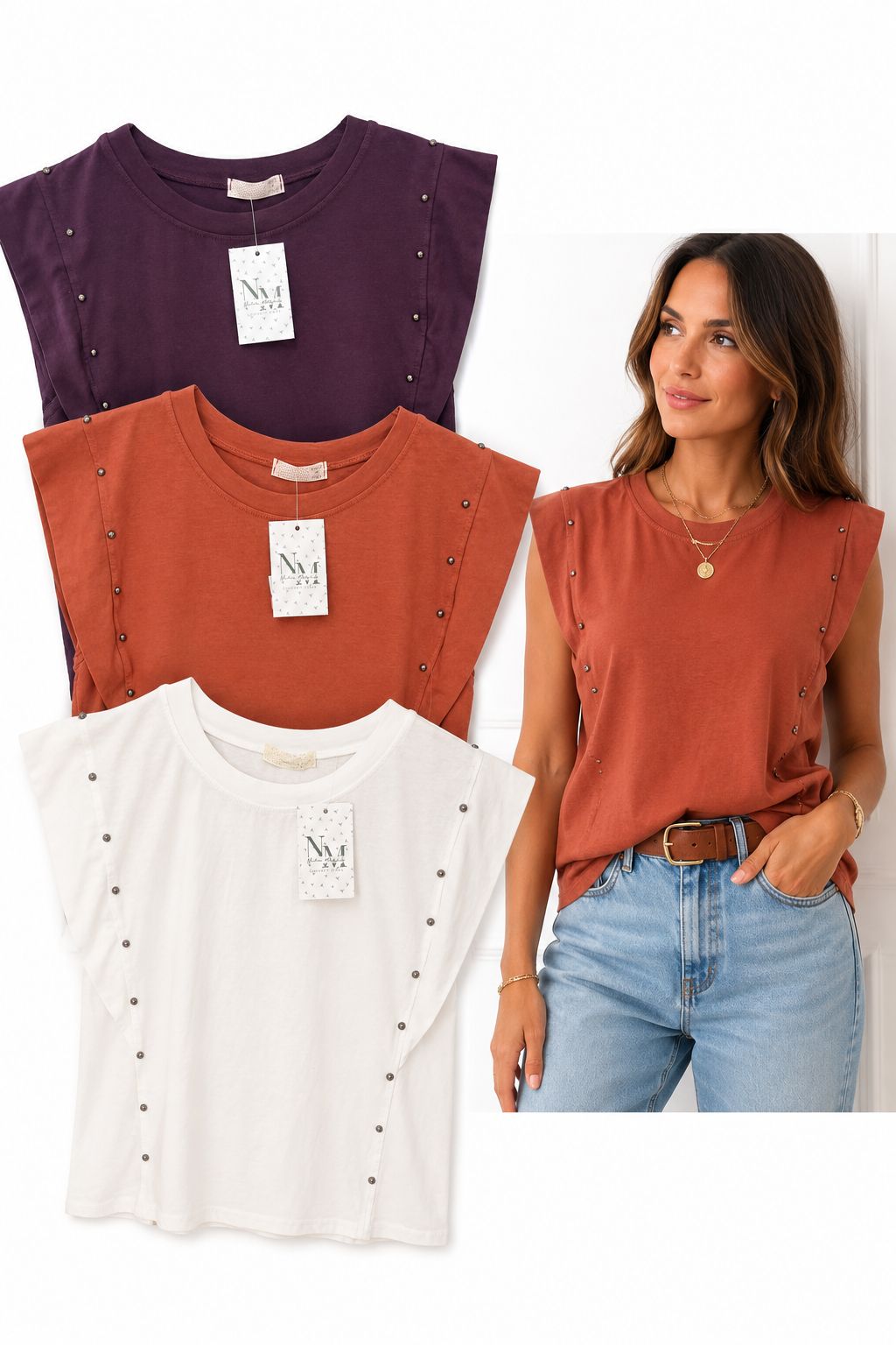 Camisa Tachuelas
